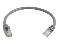 C2G Cat5e Booted Unshielded (UTP) Network Patch Cable - Kytkentäkaapeli - RJ-45 (uros) to RJ-45 (uros) - 1.5 m - UTP - CAT 5e - valettu, piikitön, säikeinen - harmaa 83142