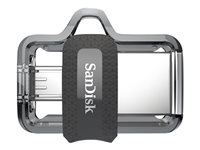 SanDisk Ultra Dual M3.0 - USB Flash-asema - 256 Gt - USB 3.0 / micro USB SDDD3-256G-G46