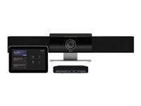 Poly Studio Medium Room Bundle - Zoom Roomsille - videoneuvottelupakkaus (Poly TC10 -kosketusohjain, HP:n minikonferenssitietokone, Poly Studio USB-videopalkki) - Zoom-sertifioitu, sertifioitu Microsoft Teamsille - musta 9C961AA