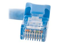 C2G Cat6 Booted Unshielded (UTP) Network Patch Cable - Kytkentäkaapeli - RJ-45 (uros) to RJ-45 (uros) - 100 m - UTP - CAT 6 - valettu, piikitön, säikeinen - sininen 83397