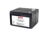 APC Replacement Battery Cartridge #113 - UPS akku - 1 x akku/paristo - Lyijyhappo - musta malleihin Back-UPS RS 1100 APCRBC113