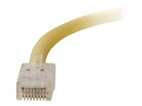 C2G Cat5e Non-Booted Unshielded (UTP) Network Patch Cable - Kytkentäkaapeli - RJ-45 (uros) to RJ-45 (uros) - 2 m - UTP - CAT 5e - säikeinen, uniboot - keltainen 83103