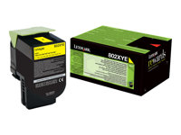 Lexmark - Keltainen - alkuperäinen - väriainekasetti malleihin Lexmark CX510de, CX510de Statoil, CX510dhe, CX510dthe 80C2XYE