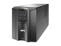 APC Smart-UPS 1500 LCD - UPS - Vaihtovirta 230 V - 1 kW - 1500 VA - RS-232, USB - lähtöliittimet: 8 - musta SMT1500I