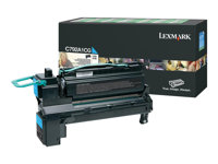 Lexmark - Sinivihreä - alkuperäinen - väriainekasetti LCCP, LRP malleihin Lexmark C792, X792 C792A1CG
