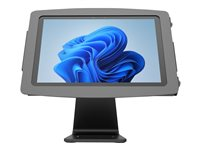 Compulocks Surface Pro 8-9 Space Enclosure Rotating Counter Stand - Teline malleihin tabletti - pyörivä kotelo - lukittava - korkealaatuinen alumiini - musta -näytön koko: 13" - tiskin yläosa, vapaastiseisova malleihin Microsoft Surface Pro 8, Pro 9 303B580SPSB