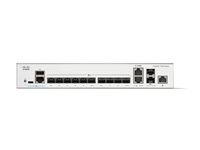 Cisco Catalyst 1300-12XS - Kytkin - L3 - smart - 12 x 10GBase-X + 2 x combo 10 Gigabit SFP+/RJ-45 - telineeseen asennettava C1300-12XS