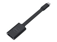 Dell - Näyttösovitin - 24 pin USB-C (uros) to DisplayPort - tuki 4K / 60 Hz malleihin Chromebook 31XX, 31XX 2-in-1; Latitude 54XX, 74XX; Precision 32XX; Vostro 15 7510, 5625 DBQANBC067