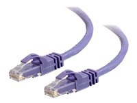 C2G Cat6 Booted Unshielded (UTP) Network Patch Cable - Kytkentäkaapeli - RJ-45 (uros) to RJ-45 (uros) - 1 m - UTP - CAT 6 - valettu, piikitön, säikeinen - violetti 83631