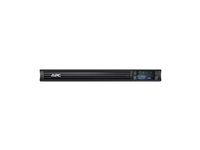 APC Smart-UPS 1500 LCD - UPS (telineasennettava) - Vaihtovirta 230 V - 1000 watti(a) - 1500 VA - RS-232, USB - lähtöliittimet: 6 - 1U - musta malleihin P/N: AR4018SPX432, AR4024SP, AR4024SPX429, AR4024SPX431, AR4024SPX432, NBWL0356A SMT1500RMI1U