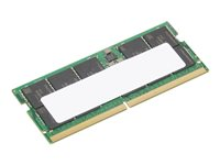 ThinkPad - DDR5 - moduuli - 32 Gt - 262-nastainen SO-DIMM - 4800 MHz / PC5-38400 - ECC - Campus - vihreä malleihin ThinkPad P16 Gen 1 21D6, 21D7; ThinkStation P360 Ultra 30G1, 30G2 4X71K08910