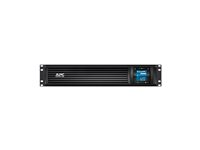 APC Smart-UPS C - UPS (telineasennettava) - Vaihtovirta 230 V - 600 watti(a) - 1000 VA - USB, serial - lähtöliittimet: 4 - 2U - musta - sekä APC SmartConnect malleihin P/N: AR4018SPX432, AR4024SP, AR4024SPX429, AR4024SPX431, AR4024SPX432, NBWL0356A SMC1000I-2UC