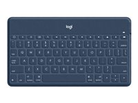 Logitech Keys-To-Go - Näppäimistö - langaton - Bluetooth - QWERTY - pohjoismainen (tanska/suomi/norja/ruotsi) - klassisen sininen 920-010052