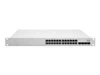 Cisco Meraki Cloud Managed MS225-24 - Kytkin - Hallinnoitu - 24 x 10/100/1000 + 4 x SFP+ - telineeseen asennettava, työpöytä MS225-24-HW