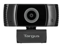 Targus Webcam Plus - Verkkokamera - väri - 2 MP - 1920 x 1080 - 1080p - audio - USB 2.0 - MJPEG, H.264, H.265 AVC042GL