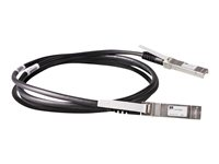 HPE X240 Direct Attach Cable - Verkkokaapeli - SFP+ to SFP+ - 3 m malleihin HPE 59XX, 75XX; FlexFabric 12902; Modular Smart Array 1040; SimpliVity 380 Gen10, 380 Gen9 JD097C