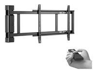 Multibrackets M Motorized Swing Mount X-Large (RF) - Asennuspakkaus (keinuvarsi) malleihin LCD-TV - musta -näytön koko: 43"-75" - seinään asennettava 7350105212642