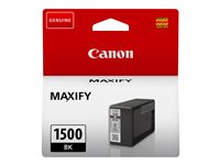 Canon PGI-1500 BK - 12.4 ml - musta - alkuperäinen - mustesäiliö malleihin MAXIFY MB2050, MB2150, MB2155, MB2350, MB2750, MB2755 9218B001