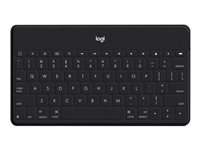 Logitech Keys-To-Go - Näppäimistö - langaton - Bluetooth - Pohjoismaat - musta 920-006709