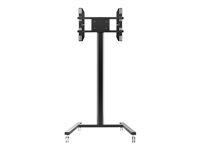 Multibrackets M Display Stand 180 Single - Teline malleihin litteä paneeli - alumiini, teräs - musta -näytön koko: 32"-63" -kiinnitysliitäntä: enintään 700 x 400 mm 7350073730643