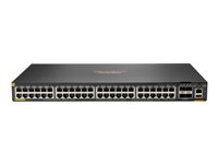 HPE Aruba Networking CX 6200F 48G Class 4 PoE 4SFP 740W Switch - Kytkin - suurin pinoamisetäisyys 10 km - L3 - Hallinnoitu - 48 x 10/100/1000 (PoE+) + 4 x 100/1000 SFP - edestä ja sivulta taakse - telineeseen asennettava - PoE+ (740 W) S0M85A#ABB