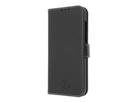 Insmat Exclusive Flip Case - Läppäkansi matkapuhelimelle - nahka, polykarbonaatti - musta malleihin Honor 8S 650-2757