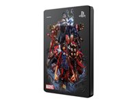 Seagate Game Drive for PS4 STGD2000203 - Marvel Avengers Limited Edition - Avengers Assemble - kiintolevyasema - 2 Tt - ulkoinen (kannettava) - USB 3.0 - metallinharmaa malleihin Sony PlayStation 4 STGD2000203