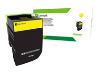 Lexmark 702XYE - Erittäin tuottoisa - keltainen - alkuperäinen - väriainekasetti Lexmark Corporate malleihin Lexmark CS510de, CS510dte 70C2XYE