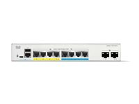 Cisco Catalyst 1300-8MGP-2X - Kytkin - L3 - Hallinnoitu - 4 x Gigabit Ethernet + 4 x 100/1000/2.5G + 2 x 10 Gigabit SFP+ - telineeseen asennettava - PoE+ (120 W) C1300-8MGP-2X