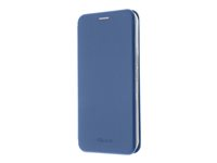 Insmat Exclusive - Läppäkansi matkapuhelimelle - polyuretaani, termoplastinen polyuretaani (TPU), kartonki + paperi + alumiinifolio - sähköisen sininen malleihin Samsung Galaxy A14 650-3156