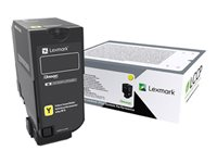 Lexmark - Keltainen - alkuperäinen - väriainekasetti malleihin Lexmark CS727de, CS728de, CX727de 75B0040