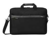 Targus GeoLite EcoSmart Slim Brief - Kannettavan tietokoneen kantolaukku - 17.3" - musta TSS991GL