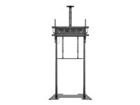 Multibrackets M Floorbase XL - Teline - moottorikäyttöinen malleihin LCD-näyttö / videoneuvottelujärjestelmä - musta -näytön koko: 42"-100" - lattialla seisova - lähtö: DC 32 V 7350105210174