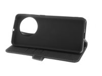 Insmat Exclusive - Läppäkansi matkapuhelimelle - aito nahka, termoplastinen polyuretaani (TPU) - musta malleihin OnePlus 11 5G 650-3139