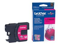 Brother LC980M - Magenta - alkuperäinen - mustepatruuna malleihin Brother DCP-145, 163, 167, 193, 195, 197, 365, 373, 375, 377, MFC-250, 255, 290, 295, 297 LC980M