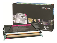 Lexmark - Magenta - alkuperäinen - väriainekasetti LCCP, LRP malleihin Lexmark C734, C736, X734, X736, X738 C734A1MG