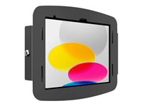 Compulocks iPad 10.9" 10th Gen Space Enclosure Wall Mount - Kotelo malleihin tabletti - lukittava - korkealaatuinen alumiini - musta -näytön koko: 10.9" -kiinnitysliitäntä: 100 x 100 mm - seinään asennettava, pintaan asennettava, jalustaan asennettava malleihin Apple 10.9-inch iPad (10. sukupolvi) 209IPDSB