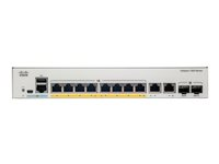 Cisco Catalyst 1000-8T-2G-L - Kytkin - Hallinnoitu - 8 x 10/100/1000 + 2 x combo Gigabit SFP (uplink) - telineeseen asennettava C1000-8T-2G-L