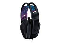 Logitech G G335 Wired Gaming Headset - Kuulokkeet + mikrofoni - täysikokoinen - langallinen - 3,5 mm jakkiliitin - musta - Discord-sertifioitu 981-000978