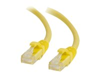 C2G Cat6 Booted Unshielded (UTP) Network Patch Cable - Kytkentäkaapeli - RJ-45 (uros) to RJ-45 (uros) - 3 m - UTP - CAT 6 - valettu, piikitön, säikeinen - keltainen 83469