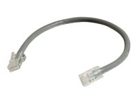 C2G Cat5e Non-Booted Unshielded (UTP) Network Patch Cable - Kytkentäkaapeli - RJ-45 (uros) to RJ-45 (uros) - 5 m - UTP - CAT 5e - säikeinen, uniboot - harmaa 83005