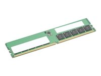 Lenovo - DDR5 - moduuli - 32 Gt - DIMM 288 nastaa - 5600 MHz - puskuroimaton - ECC - vihreä malleihin ThinkStation P2 30FR; P3 30GS 4X71N34266