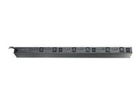 APC Basic Rack PDU Zero U - Virranjakeluyksikkö (telineasennettava) - Vaihtovirta 400 V - 22 kW - lähtöliittimet: 9 (power IEC 60320 C13, IEC 60320 C19) - 0U malleihin P/N: AR3103SP, AR3106SP, SRT1000RMXLI, SRT1000RMXLI-NC, SRT2200XLI-KR, SRT5KRMXLW-TW AP7555A