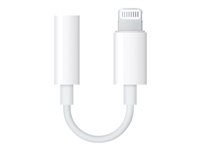 Apple Lightning to 3.5 mm Headphone Jack Adapter - Lightningistä kuulokejakkiliittimeen -sovitin - Lightning uros to mini-phone stereo 3.5 mm naaras MMX62ZM/A