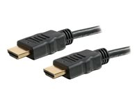 C2G 1m High Speed HDMI Cable with Ethernet - 4K - UltraHD - HDMI-kaapeli Ethernetillä - HDMI uros to HDMI uros - 1 m - musta 82004