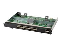 HPE Aruba 6400 - Laajennusmoduuli - 100M/1G/10 Gigabit Ethernet x 24 + 1Gb Ethernet/10Gb Ethernet/25Gb Ethernet/50Gb Ethernet SFP56 x 4 malleihin P/N: JL741A, R0X26AR, R0X27C, R0X30A, R0X38C, R0X39C, R0X40C, R0X41C, R0X42C, R0X43C R0X43A