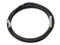 HPE Direct Attach Cable - Suorakytkentäkaapeli - QSFP+ to QSFP+ - 5 m - kaksoisakselinen 720202-B21