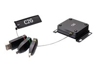 C2G 4K HDMI Retractable Universal Adapter Mount with Color Coded Connectors - Videosovitinpakkaus - musta - 4K-tuki 29879