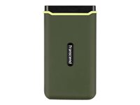 Transcend ESD380C - SSD - 1 Tt - ulkoinen (kannettava) - USB 3.2 Gen 2x2 - military green TS1TESD380C