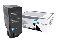 Lexmark - Sinivihreä - alkuperäinen - väriainekasetti malleihin Lexmark CS727de, CS728de, CX727de 75B0020